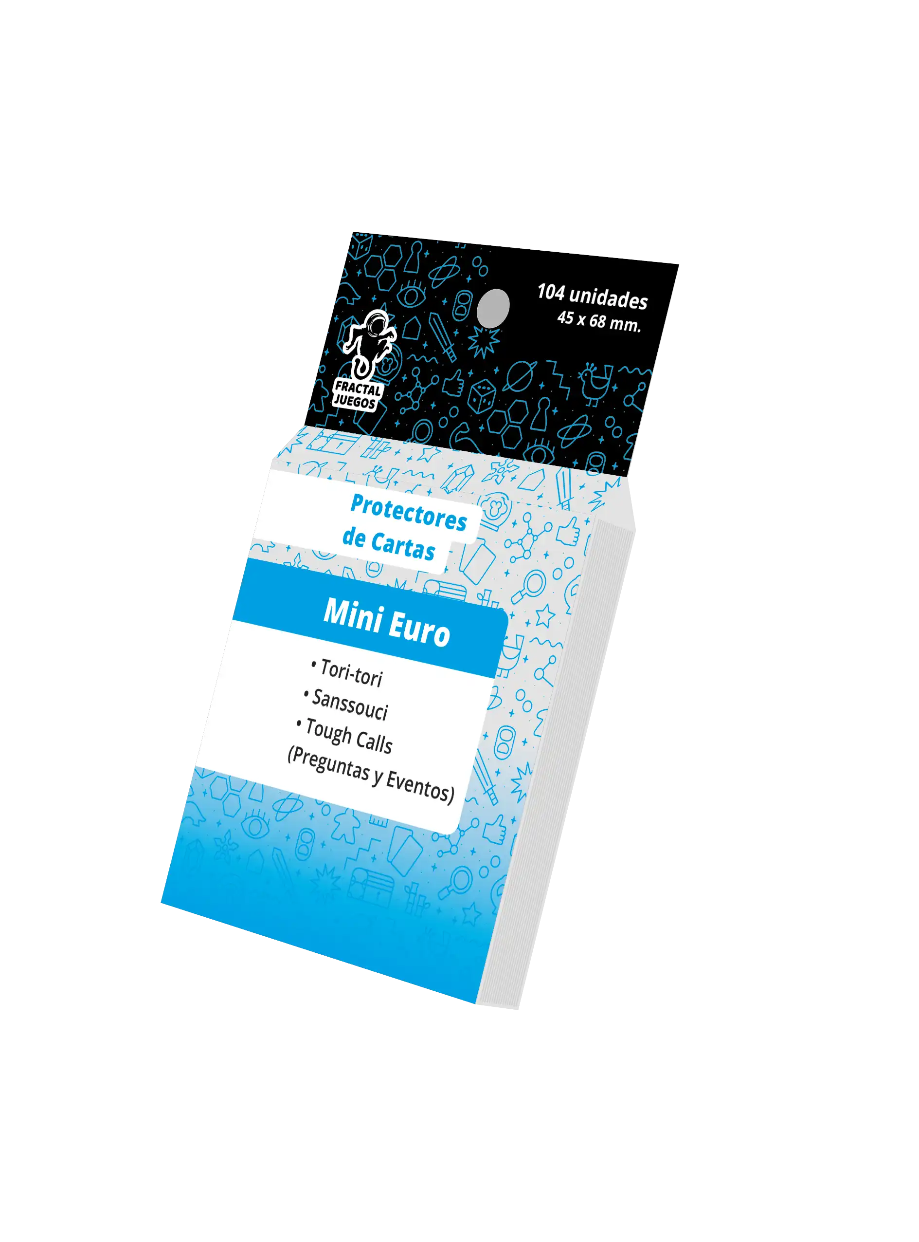Protectores de cartas Mini Euro (45 x 68 mm) (104 unidades)